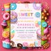 Editable Sweet Celebration Invitation, Candy Land Party Invite, Sweets ...