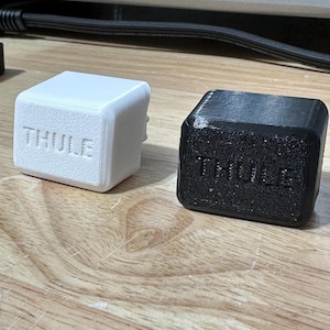 Personalized Thule End Caps 4-Pack: Custom Outdoor Cycling Cargo Accessories for Roof Racks