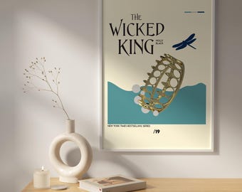 Custom Minimalistic Book Print The Wicked King
