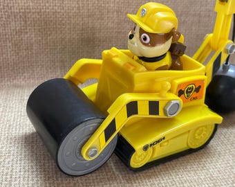 Vintage Paw Patrol Rubble Toys/rubble Dozer/rubble Figure/paw
