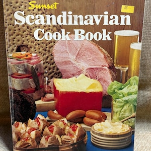 Vintage 1974 First Edition Sunset Scandinavian Cook Book/Lane Publishing/Scandinavian Cookbook/Sunset Magazine/Recipes/Cooking/Sweden