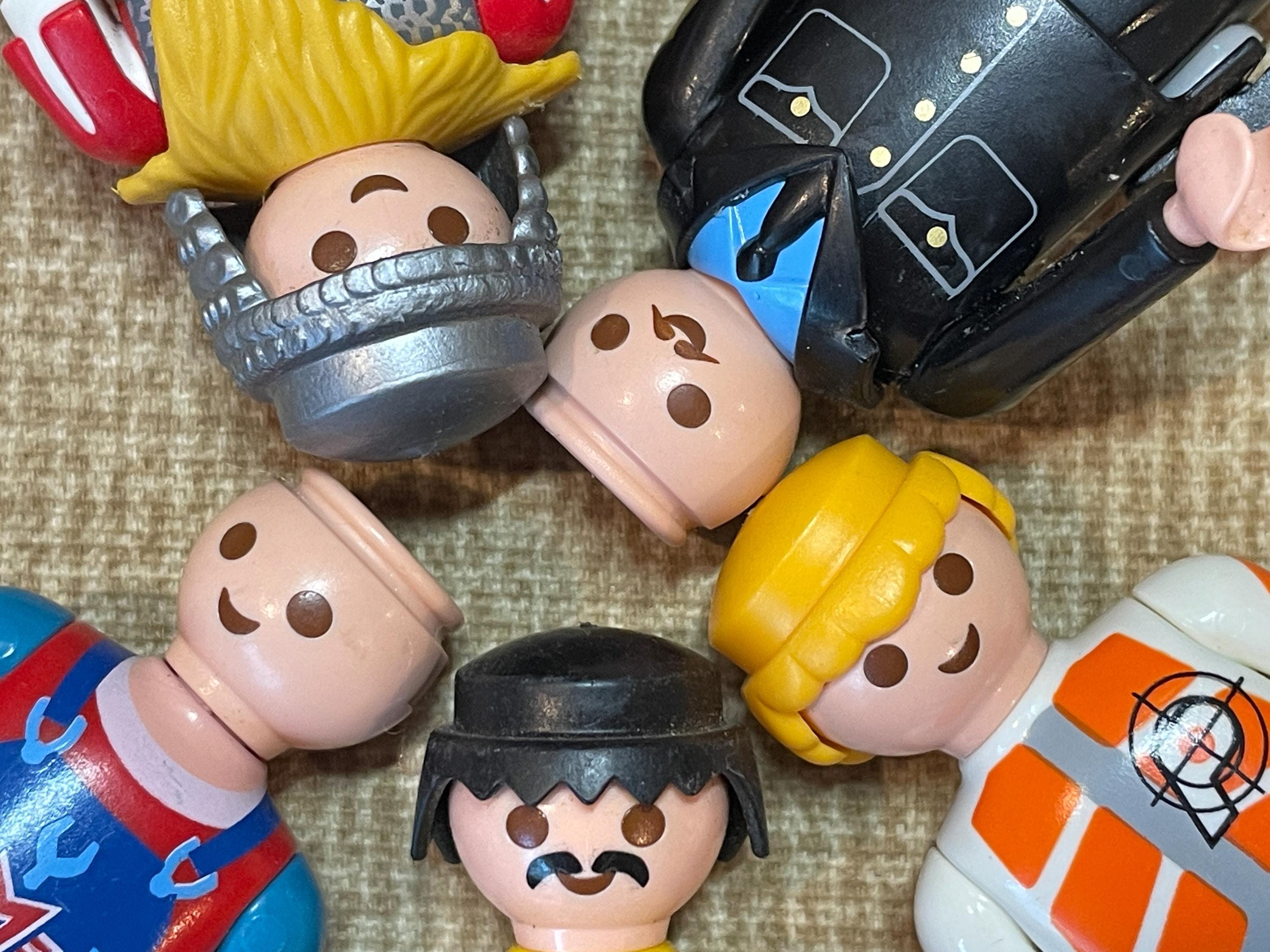Vintage Playmobil Geobra Figurines Set of 5/80'-90s Geobra