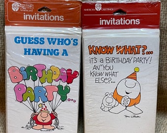 Vintage Ziggy Birthday Invitations/Ziggy Invitations/American Greeting Ziggy Invites/80's Ziggy Birthday Invitations/Ziggy Party/80s Ziggy