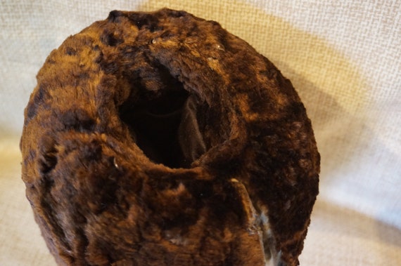 Vintage Antique Victorian Brown Mink Muff/Childre… - image 5