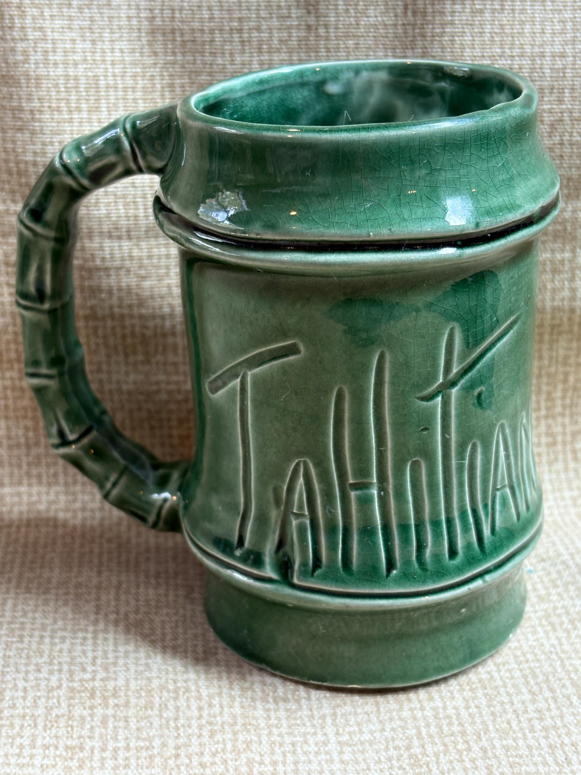 Vintage Tahitian Lanai Tiki Bar Tall Mug/waikiki Hotel Tahitian 