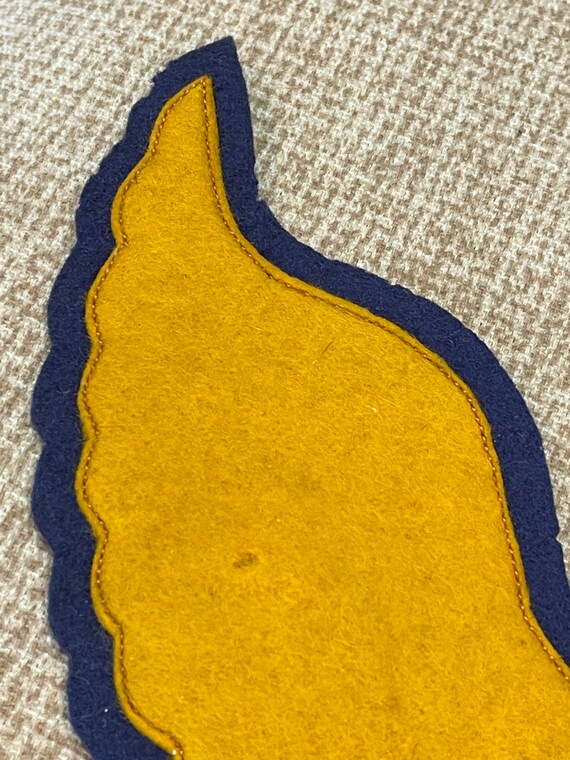 Vintage Varsity Letter W with Wings/Blue and Gold… - image 10