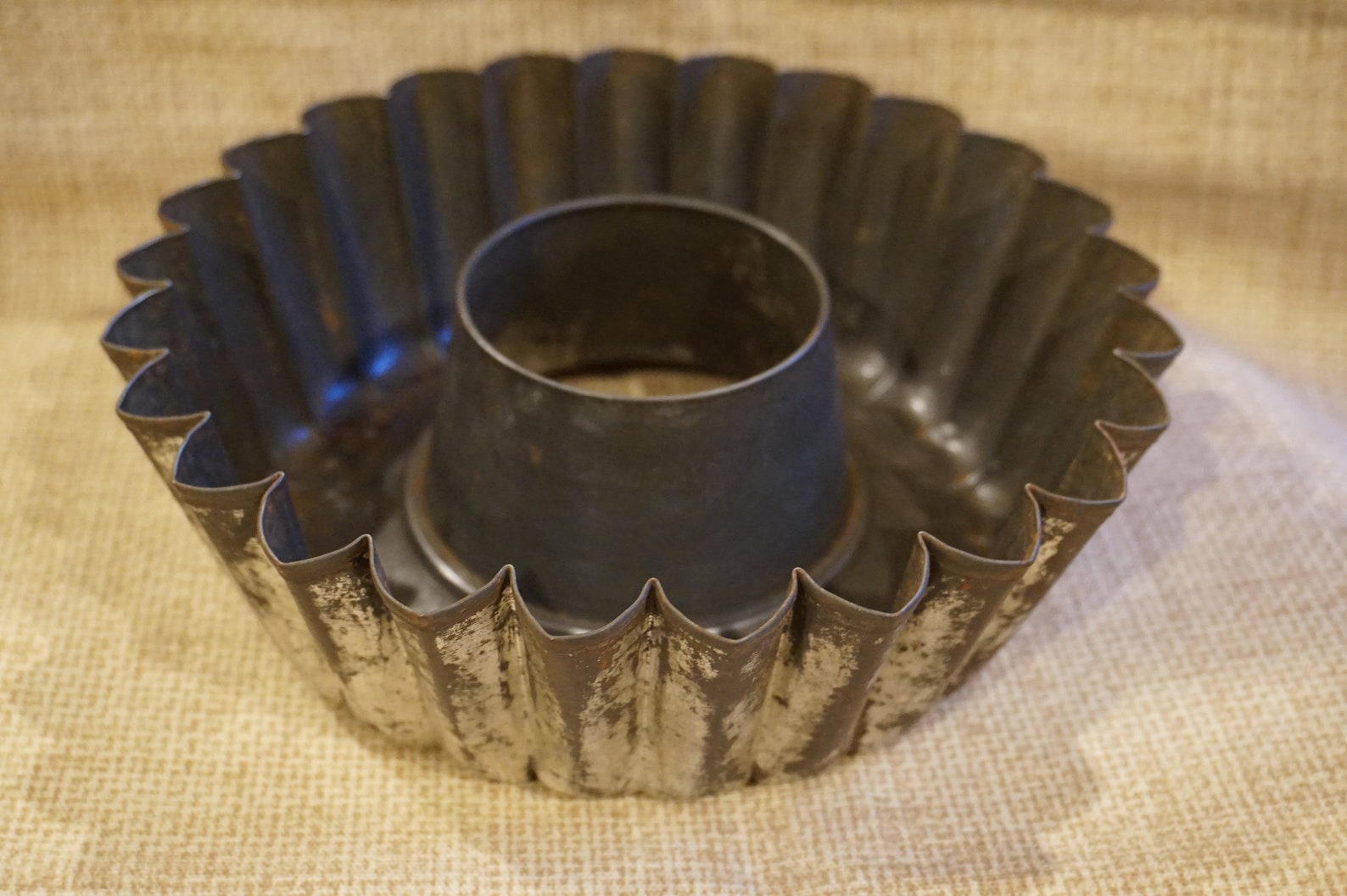 Vintage Metal Flute Tube Pan/ Fluted Tube Baking Pan/Metal Etsy