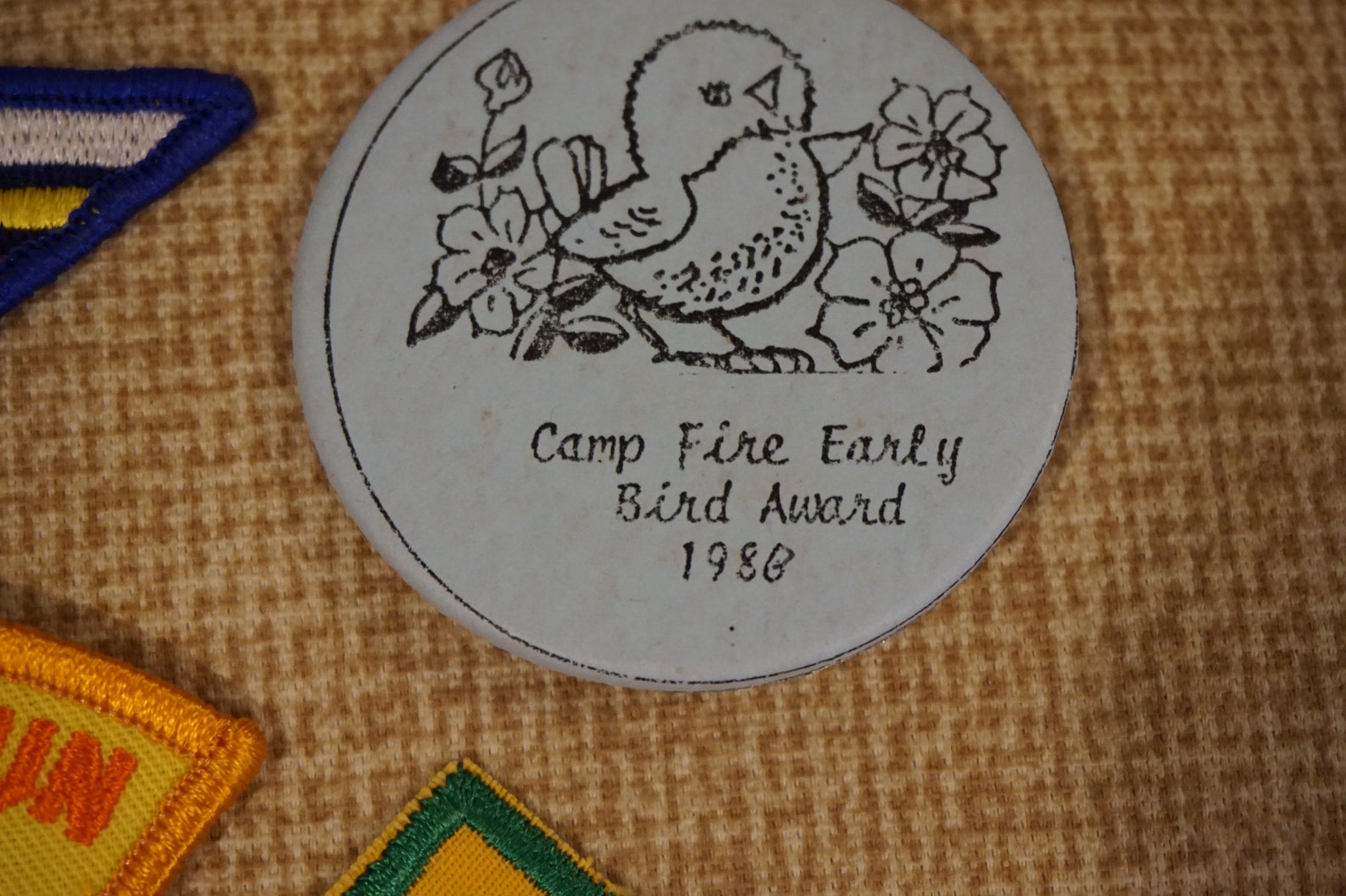 1980's Camp Fire Girls Badges and Buttons/ Vintage Camp Etsy