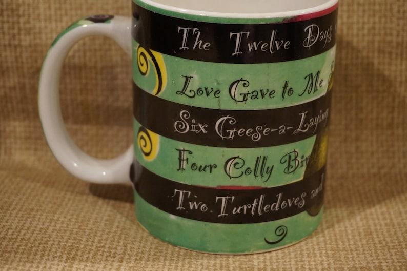 Vintage Starbucks 12 Days of Christmas Mug/seasons Greetings Etsy