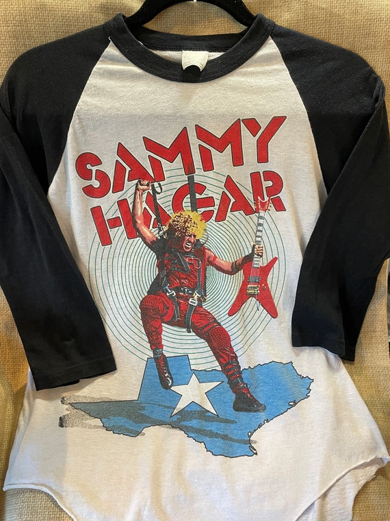 Vintage 1984 Sammy Hagar VOA Concert tour T-Shirt/