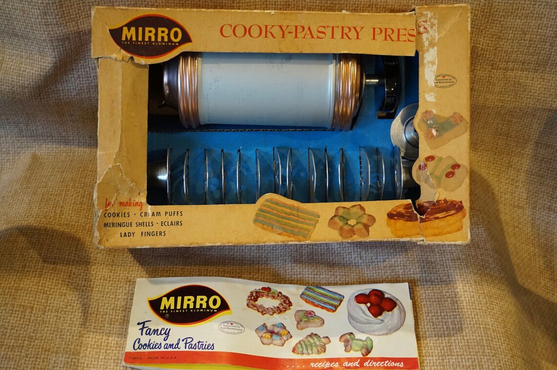 Vintage Mirro 358AM Cooky Pastry Press/Mirro Cookie Press Etsy
