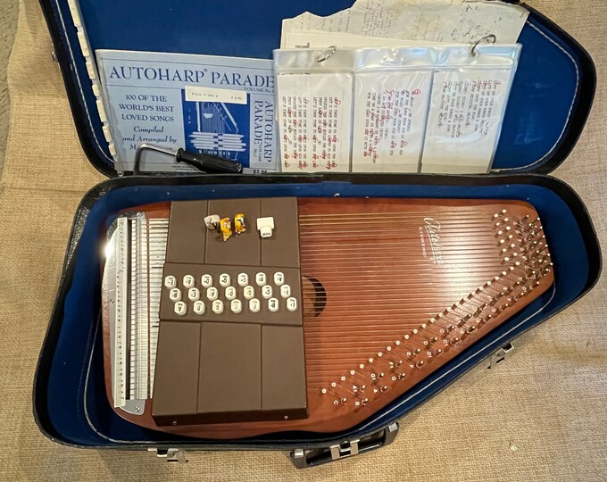 Vintage Oscar Schmidt 36 String Autoharp/oscar Schmidt Autoharp