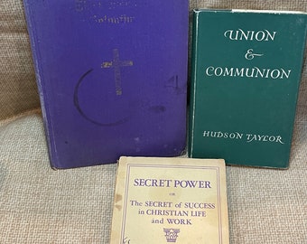 Vintage Catholic and Lutheran Books/The Cross of Golgotha/Lenten Sermons/Secret of Success in Christian Life and Work/Union & Communion Book