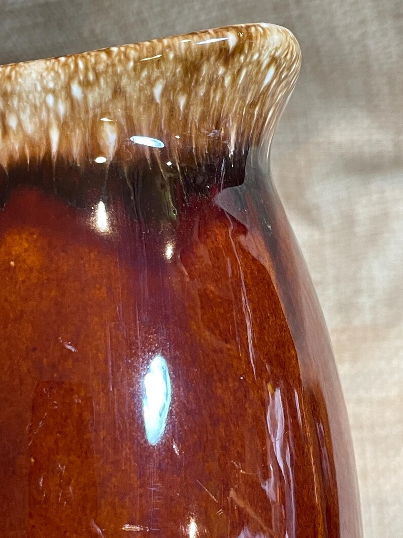 Vintage Hull Pottery Brown Drip Glaze Pitcher/large Pitcher/oven Proof