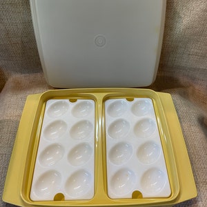 Tupperware Cake Taker with Pie and Deviled Egg Inserts 