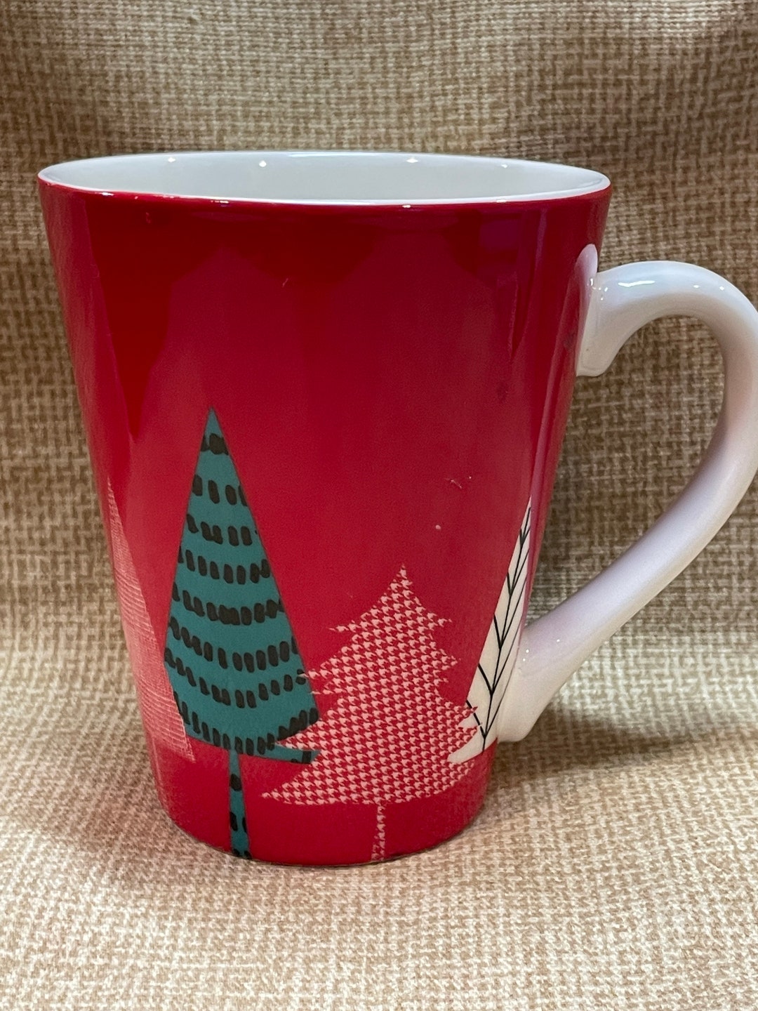 Starbucks Christmas Tree Mug/starbucks Holiday Mug/ 13 Oz Etsy