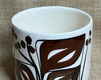 Taza de café vintage hawaiana pintada a mano / Souvenir de Hawái de los 70 / Taza Richard / Tiki / Tribal / Para beber