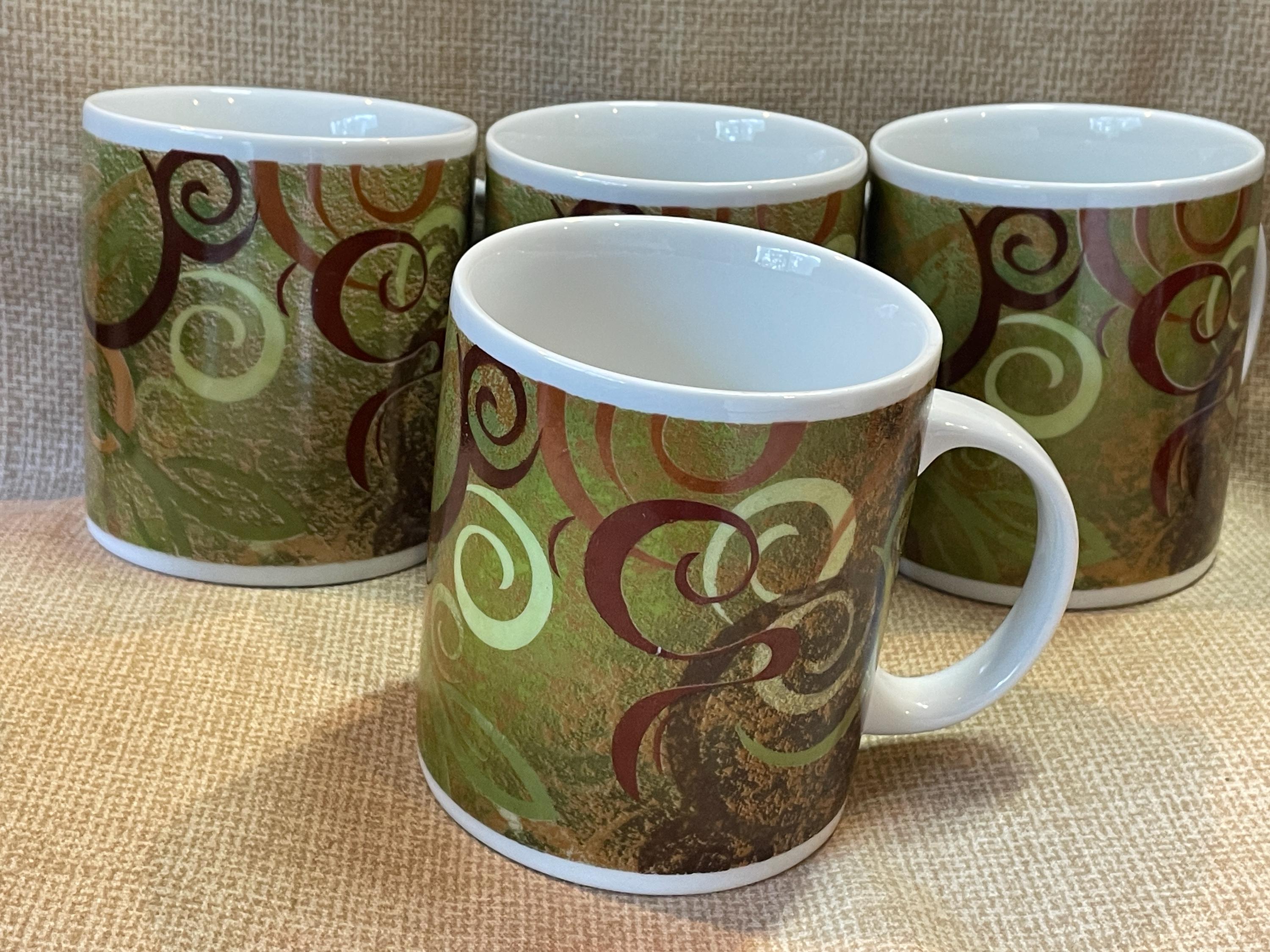 Vintage 1999 Starbucks Coffee Signature Swirl Mug/large Coffee Mug