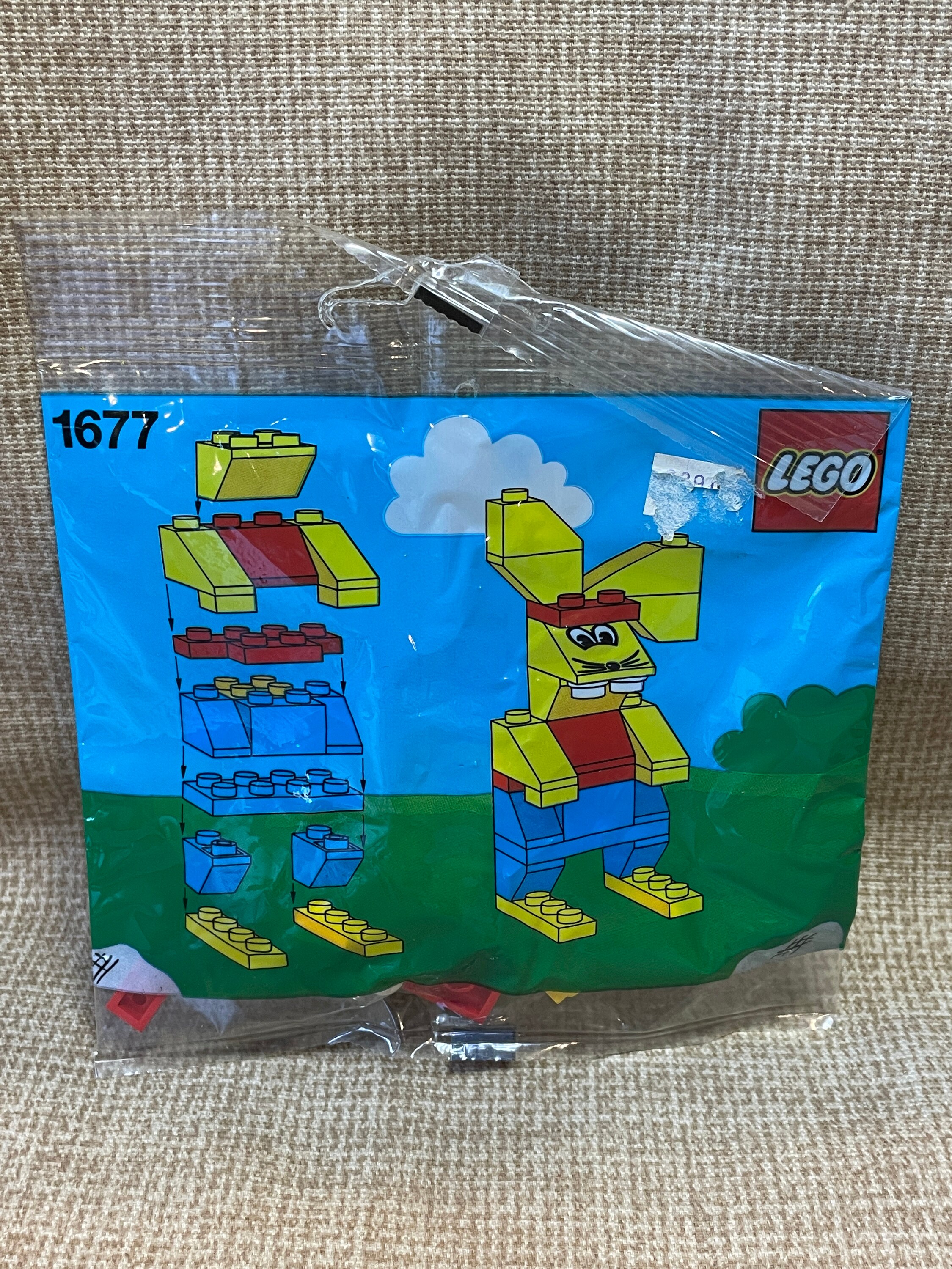 Vintage 1990s LEGO 1677 Easter Bunny 24 Piece Set New Sealed easter Bunny Lego unopened LEGO Bunny Set building Set lego Bunny Easter Etsy