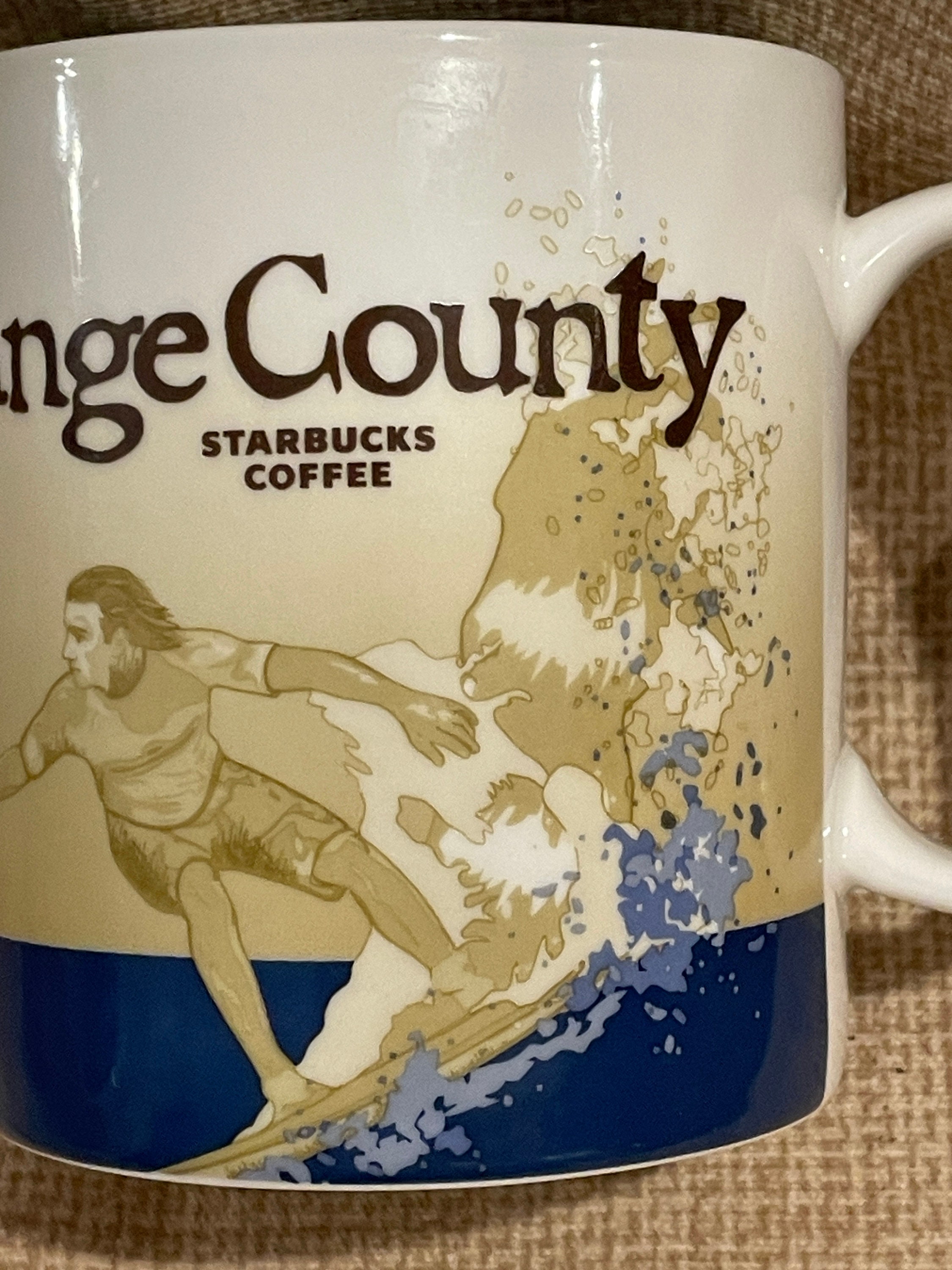 Vintage Starbucks Orange County CA Collector's Series Mug/california/starbucks  Collectable/surfing Mug/coffee Mug/drinking/16 Oz Mug/surfer - Etsy