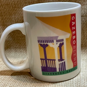 Vintage RARE Starbucks Gazebo Blend Coffee Mug/90&#39;s Starbucks Coffee Mug/Gazebo Blend/Starbucks Coffee Mug/Coffee Mug/Drinking Mug