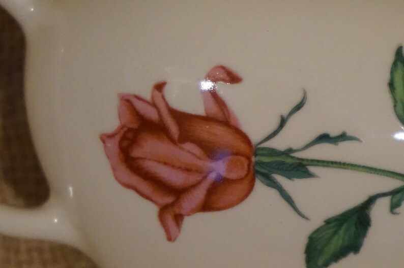 Vintage Rare Harmony House Betsy Rose China Grave Boat or Etsy