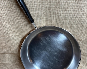 Vintage Revere Ware 9" koekenpan/koperen bodem 1801 Revere Ware koekenpan/individuele Revere Ware koekenpan/zeldzame Revere Ware pan