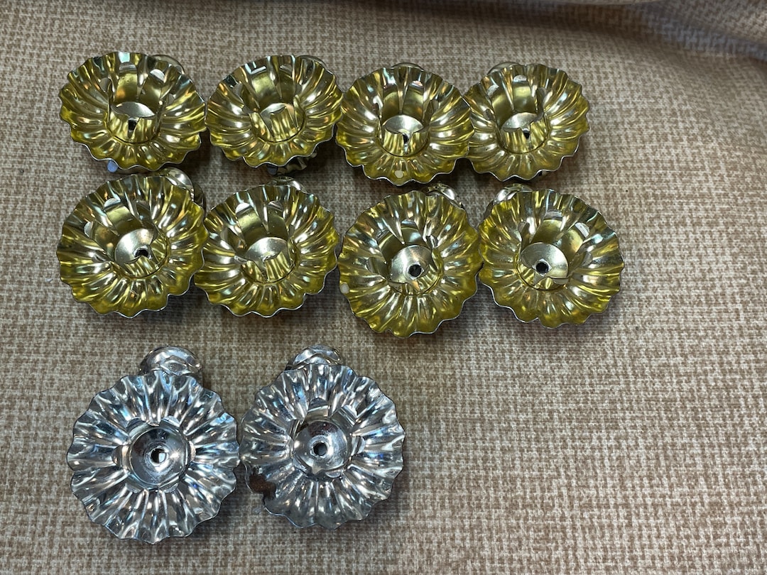 Vintage Christmas Tree Candle Clips/set of 10 Candle Branch Clips
