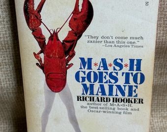 Jahrgang 1974 MASH Goes to Maine Taschenbuch/Richard Hooker/MASH/Hawkeye Pierce/Trapper John/Taschenbücher/Korea/Lustiges Buch