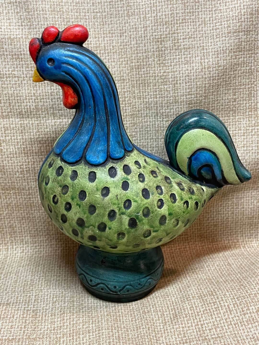 Vintage MCM Ardco Rooster Chicken Figurine/japan/kitchen Decor/home ...