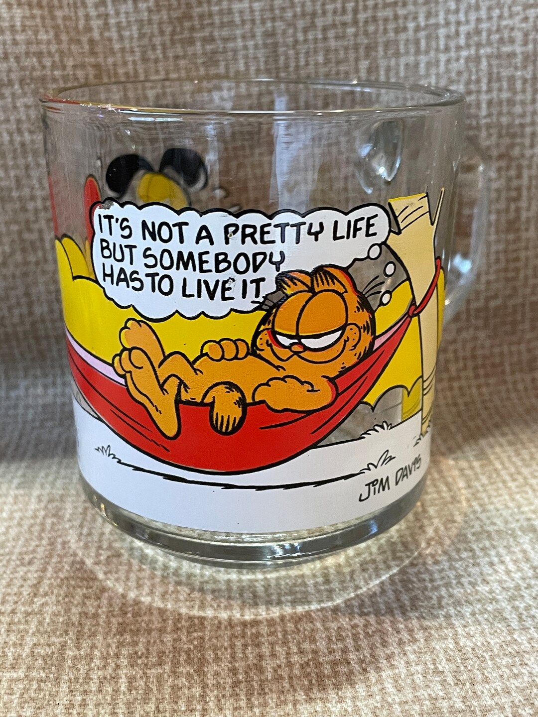 Vintage 1978 Garfield the Cat Mug/mcdonalds Garfield Mug/anchor Hocking ...