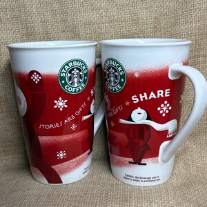 Vintage starbucks christmas mugs - Etsy 日本