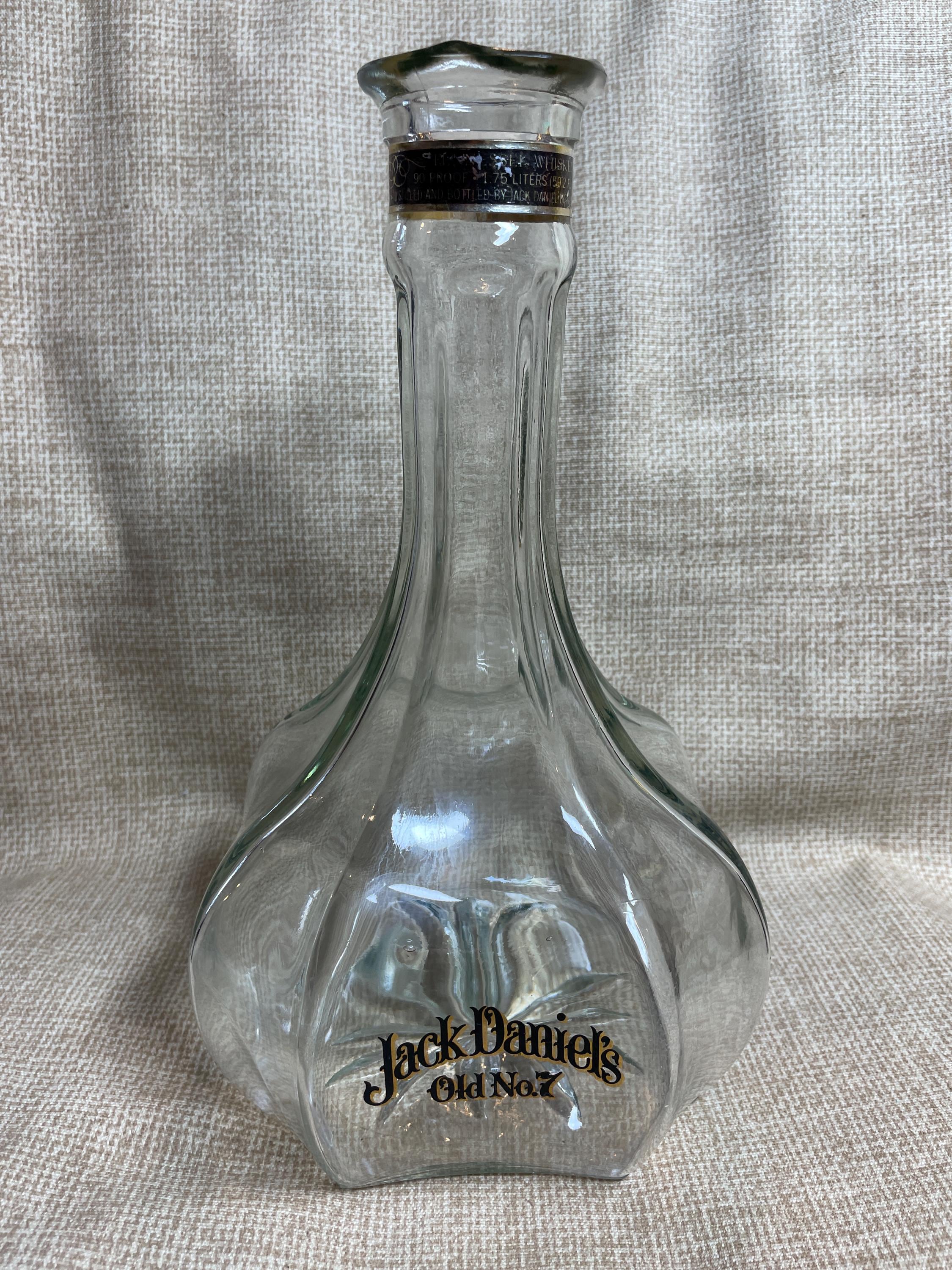 Vintage 1980's Jack Daniels Old No.7 Large Decanter/jack Daniels