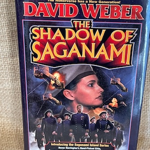 Vintage 2004 The Shadow of Saganami by David Weber/Saganami Island Series/Honorverse/Baen/Sci Fi Book/Honor Harrington/David Weber