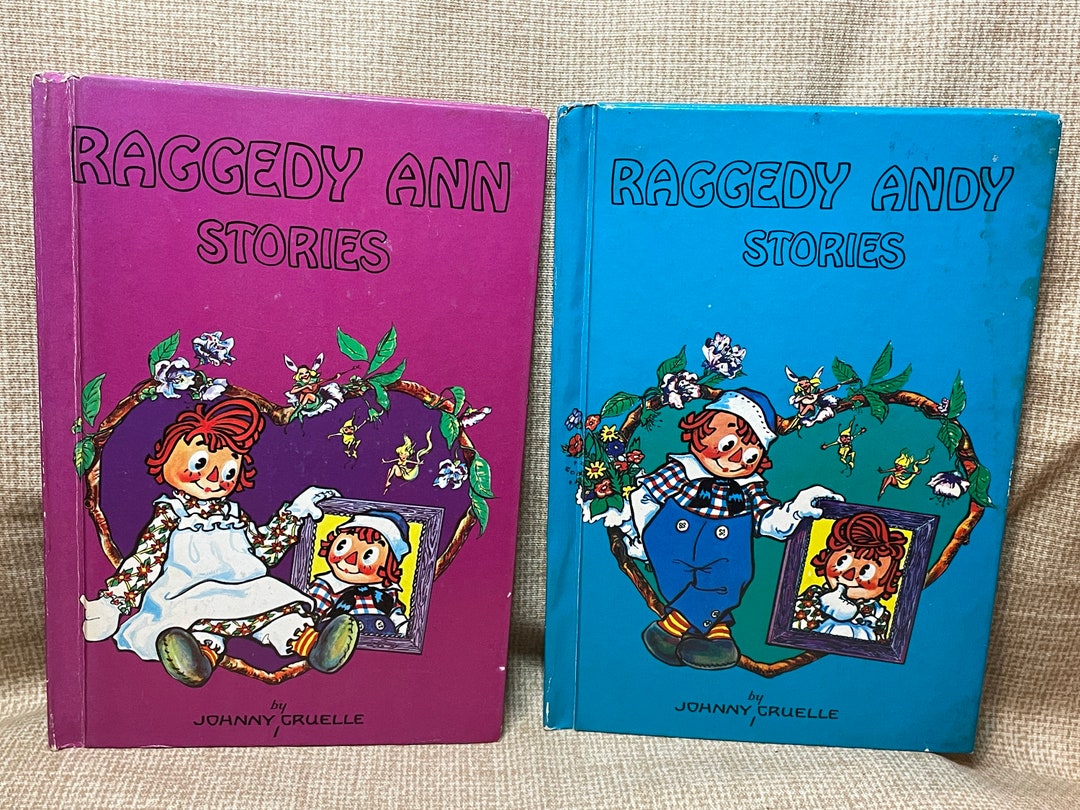Vintage 1947-48 Raggedy Ann Stories and Raggedy Andy Stories Books ...