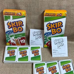 Vintage Skip-bo Card Game/Family Card Game by Uno/Game Night/Card Game/Skip-Bo Card Game/Family Game Night