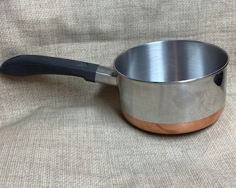 Revere Ware 1 1/2 QT Saucepan/1 1/2 Quart/Revere Ware/Copper Bottom Revere Ware/Cooking Pot/Stove Top