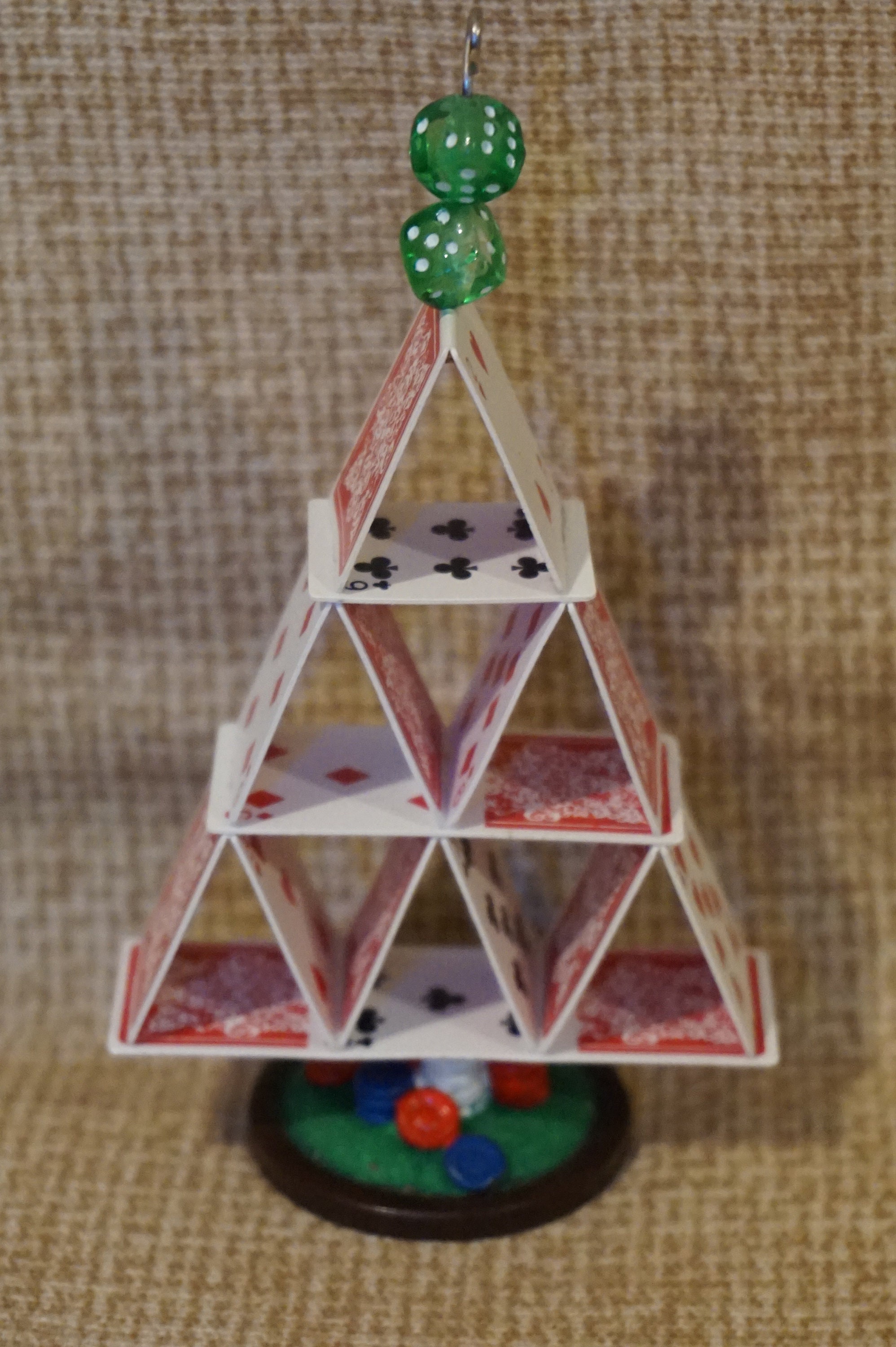 Vintage Hallmark Playing Cards Christmas Ornament/House of Etsy