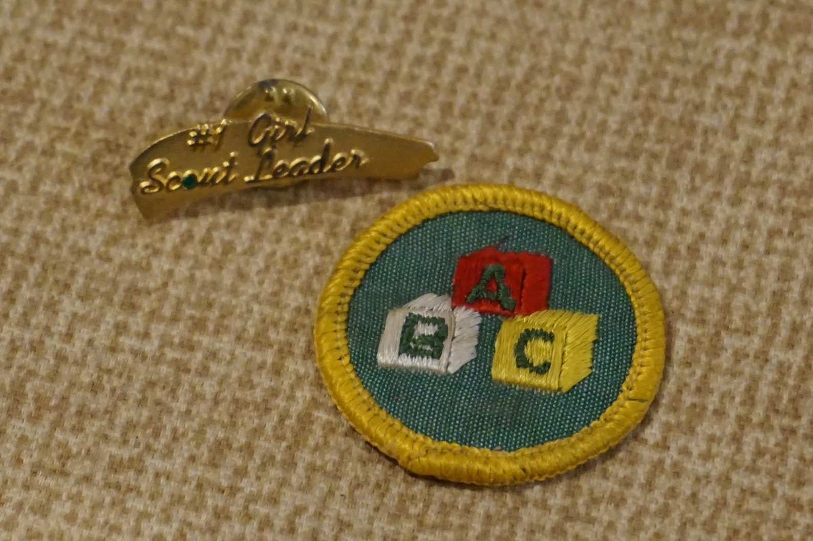 Vintage Girl Scout Pin and Badge/1950s Intermediate Girl Scout Etsy