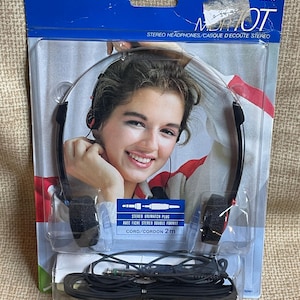 Vintage Sony MDR-10T Stereo Headphones for Walkman/Unimatch Plug/Walkman Headphones Unused/Sony MDR-10T/Music Headphones/Sony 80&#39;s/Japan