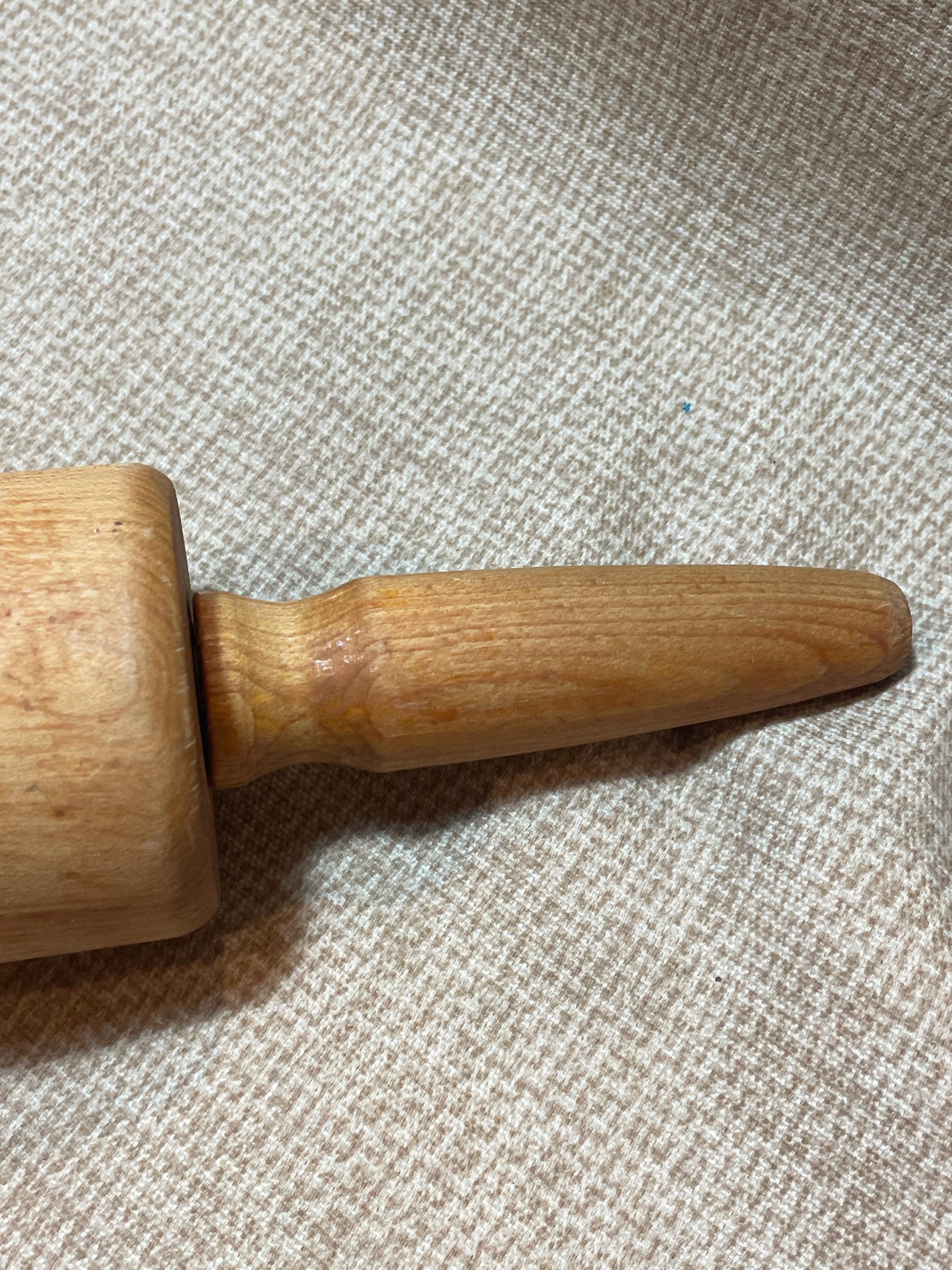 アンティーク　McDougalls 広告入り　ローリングピン　麺棒　陶器 アンティークMcDougalls 広告入りローリングピン麺棒陶器