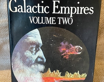 Vintage 1976 Galactic Empires Volume Two/Brian Aldiss/Hardback Edition/Science Fiction/Sci Fi Stories/Galactic Empires
