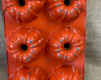 Silt オレンジ ミルクパン ヴィンテージ オレンジ＆イエロー バントパン – Nordic Ware