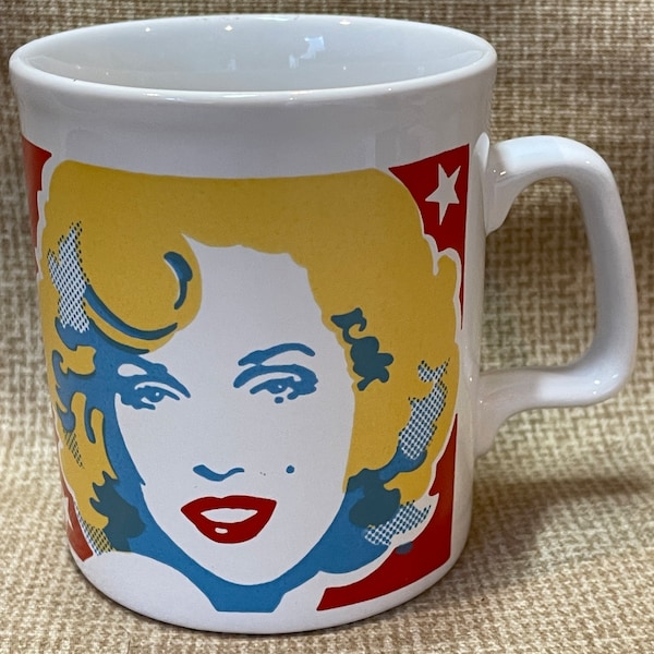Vintage Kiln Craft Marilyn Monroe Coffee Mug/Made in England/Staffordshire Potteries/Marilyn Monroe Coffee Mug/Coffee Mug/Drinking Mug