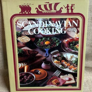 Vintage 1977 Scandinavian Cooking by Beryl Frank/Scandinavian Recipes/Cookbook/Kitchen/70&#39;s Norwegian Cooking/Danish Cooking/Meals