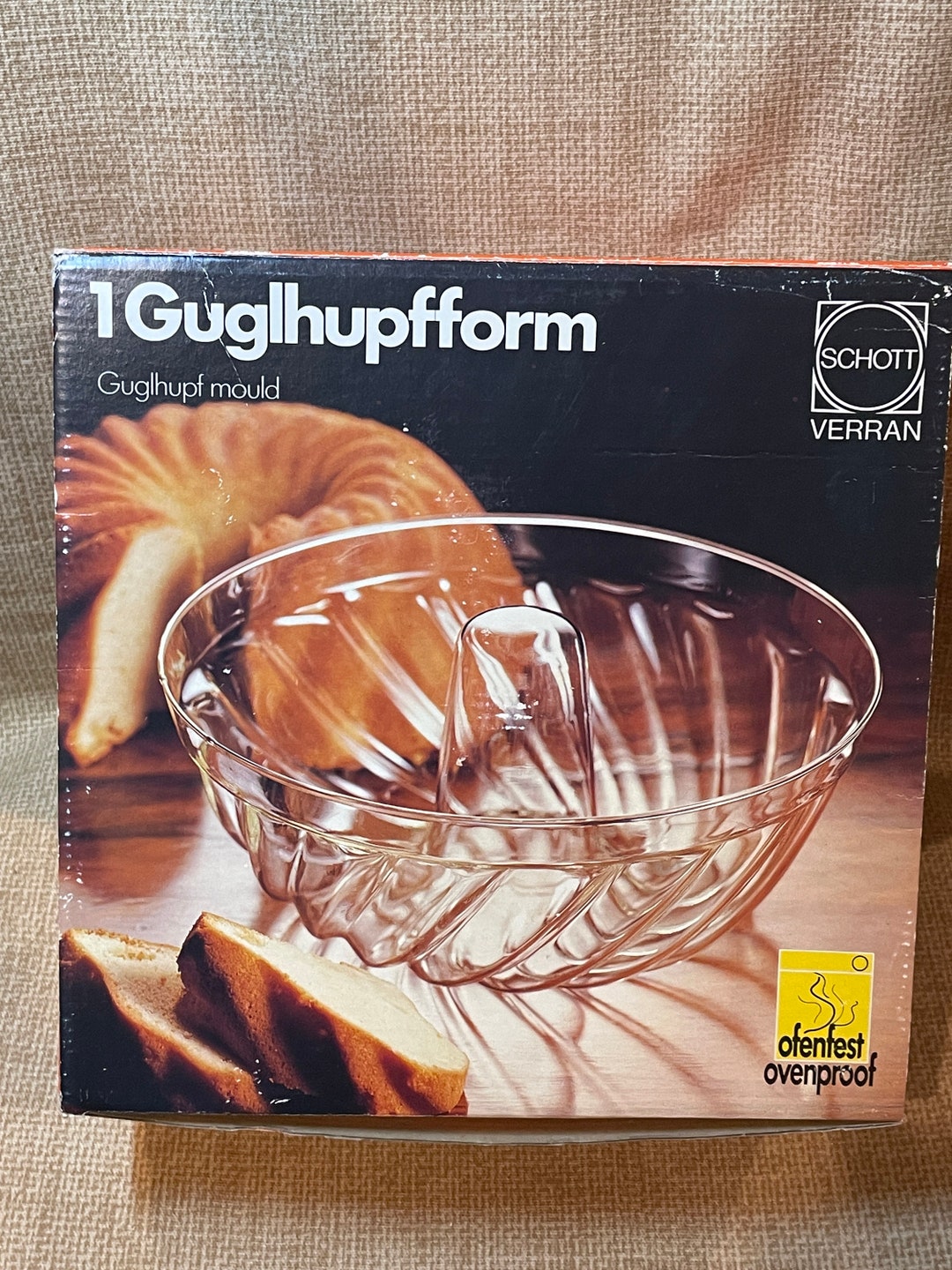 Vintage Guglhupfform Glass Mold/guglhupf Mold/schottzwiesel Glaswerkes