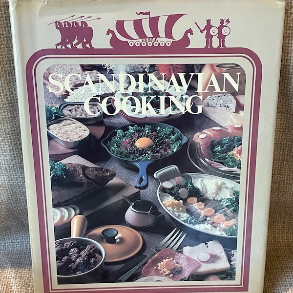 Vintage 1977 Scandinavian Cooking by Beryl Frank/Scandinavian Recipes/Cookbook/Kitchen/70's Norwegian Cooking/Danish Cooking/Meals