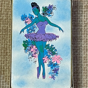 Vintage 60er Jahre Rexall Ballerina Spielkarten/60er Jahre Spielkarten/Ballerina Karten/Spieleabend/Familienspielabend/Spielkarten