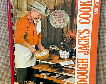 Vintage 1971 Sourdough Jack&#39;s Cookery & Other Things Cookbook/Sourdough Cooking/Old Time Alaskan Recipes/Sourdough Jack Mabee/Wilderness