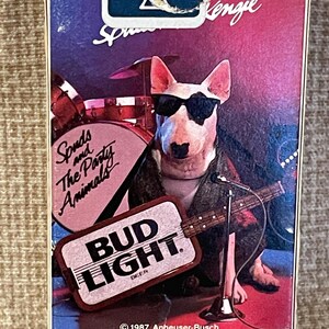 Karty do gry Bud Light Spuds MacKenizie z rocznika 1987/Karty do gry Bud Light/Talia kart/Spud and the Party Animals Talia kart/Spuds